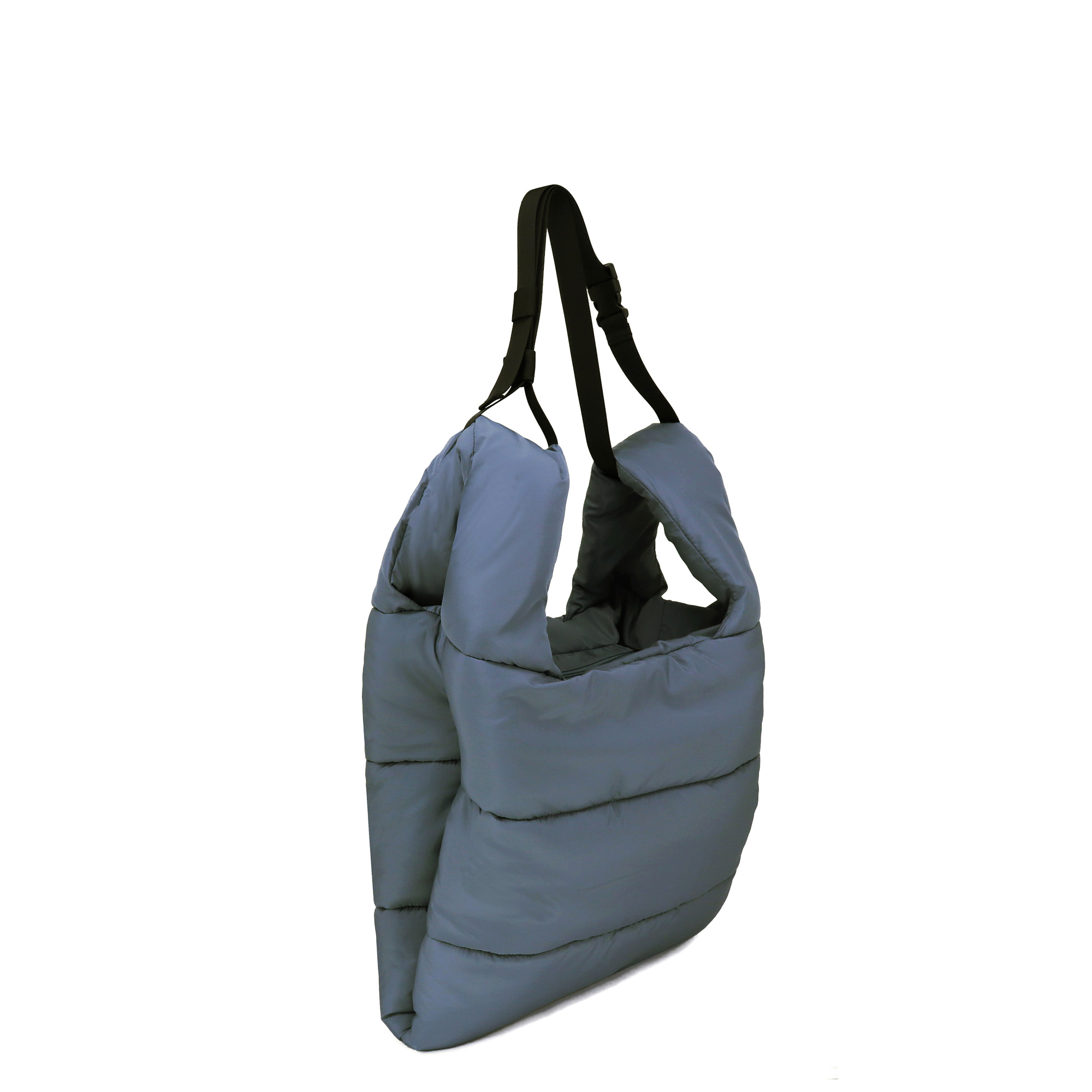 TAMIKA kleiner puffy crossbody Nylonbeutel smoky blue